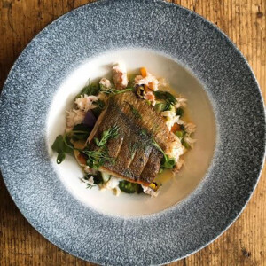 Roasted Plaice, Spring Vegetables & Cornish Crab