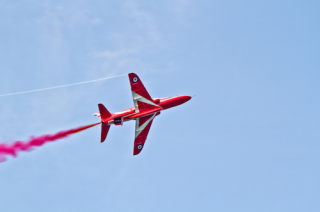 Spectator Boat for the Red Arrows over Falmouth