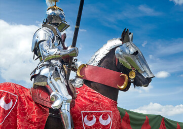 Legendary Joust at Pendennis Castle