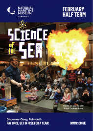 Science of the Sea comes to the National Maritime Museum Cornwall for February Half Term!