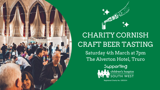 The Charity Cornish Craft Beer Tasting Evening, The Alverton Hotel.