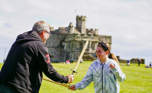 Summer Fun and Games at Pendennis Castle