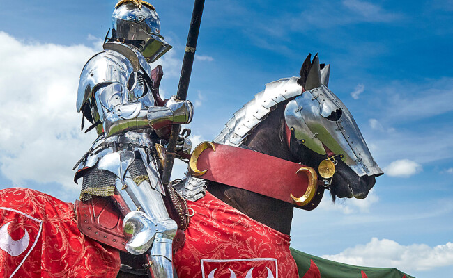 Legendary Joust at Pendennis Castle