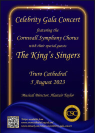 Celebrity Gala Concert at Truro Cathedral