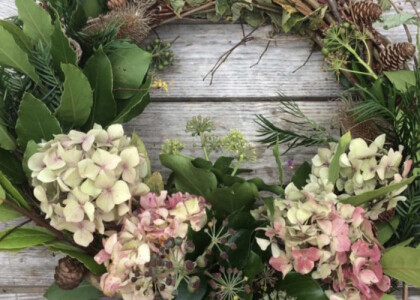 Christmas Wreath Workshop at Trebah Garden