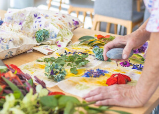 From Flower to Fabric