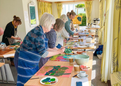 Trebah Garden - Expressive Paint Techniques Workshops