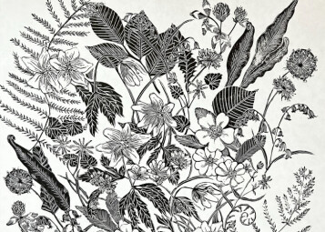 Trebah Garden -  An Introduction to Botanical Lino Printing