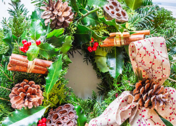 Festive Wreath Making Workshops at Trebah