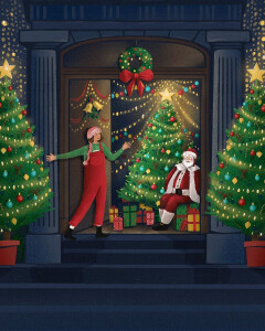 Father Christmas at the Royal Cornwall Museum