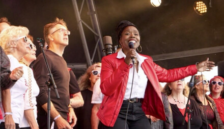 Falmouth Gospel Choir at Indidog