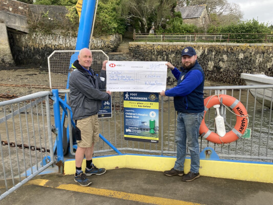 King Harry Ferry Staff Raise Over £2,400 for Children's Hospice