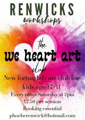We Heart Art Club at Renwicks Cafe