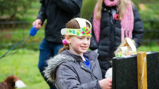 Easter egg hunt at Trelissick