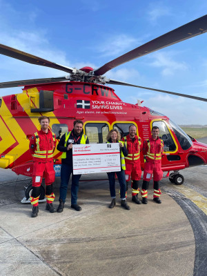 St Mawes Ferry Raises Over £1,300 for Cornwall Air Ambulance Trust