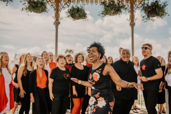 Falmouth Community Gospel Choir at Hotel Tresanton