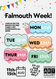 Falmouth Week Family Workshops with Falmouth Art Gallery