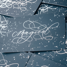 Christmas Calligraphy Workshops at the Budock Vean Hotel & Spa