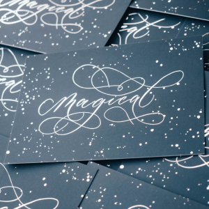 Christmas Calligraphy Workshops at the Budock Vean Hotel & Spa