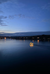 Festive Lights Transform St Mawes Ferry into Christmas Spectacle