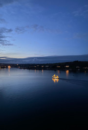Festive Lights Transform St Mawes Ferry into Christmas Spectacle
