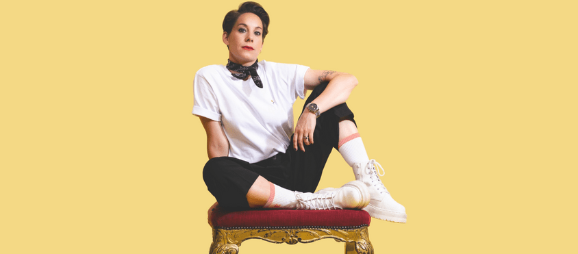 Suzi Ruffell at the Princess Pavilion
