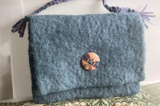Wet Felting Bag Workshop with Trebah Garden