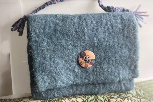 Wet Felting Bag Workshop with Trebah Garden