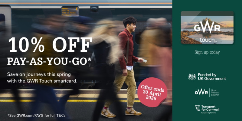 10% Off Pay-as-you-go with GWR