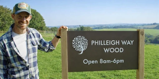 Philleigh Wood Walk with James Martin