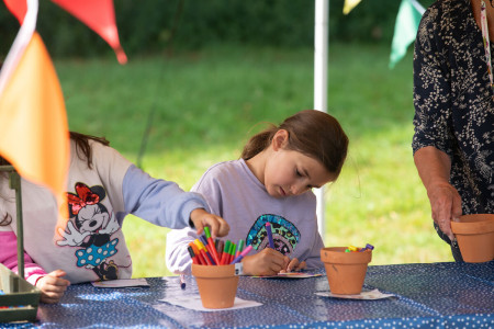 Summer of Play: art workshops at Trelissick with Pop Up Paint Pot