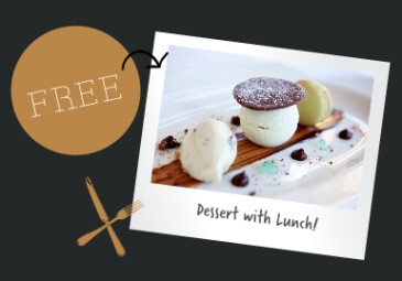 Free Dessert with Lunch at The Alverton