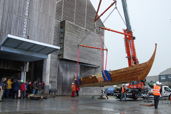 Viking Ships, Little and Large, Invade Maritime Museum