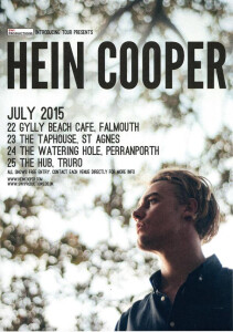 Indie Maestro Hein Cooper performing at Gylly Beach Café 22nd July
