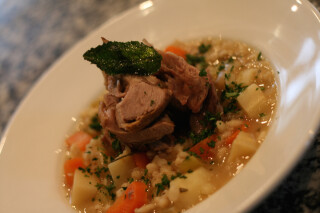 Recipe: Lamb Shank and Pearl Barley Broth