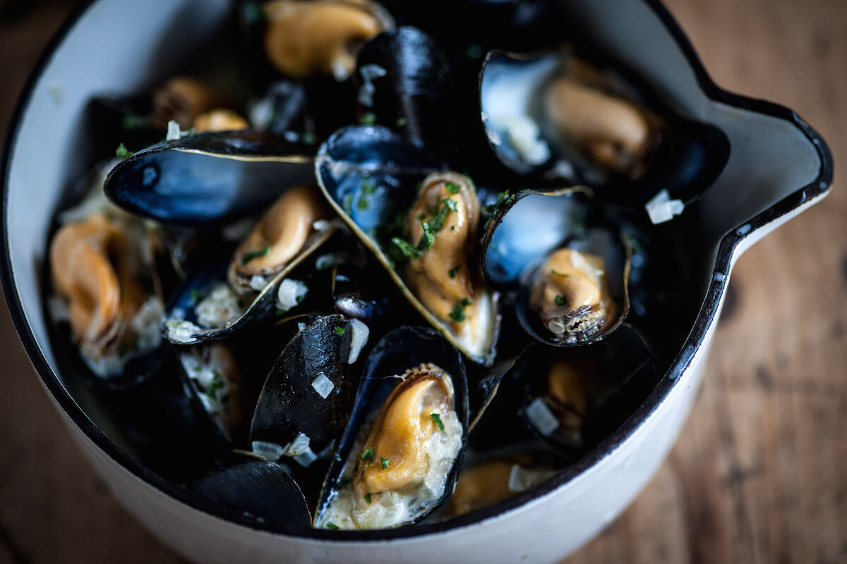 Recipe Mussels in Cider with Tarragon with Philleigh Way
