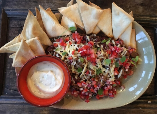 Festive Family Feast: Chilli Beef & Flat Bread Crisps