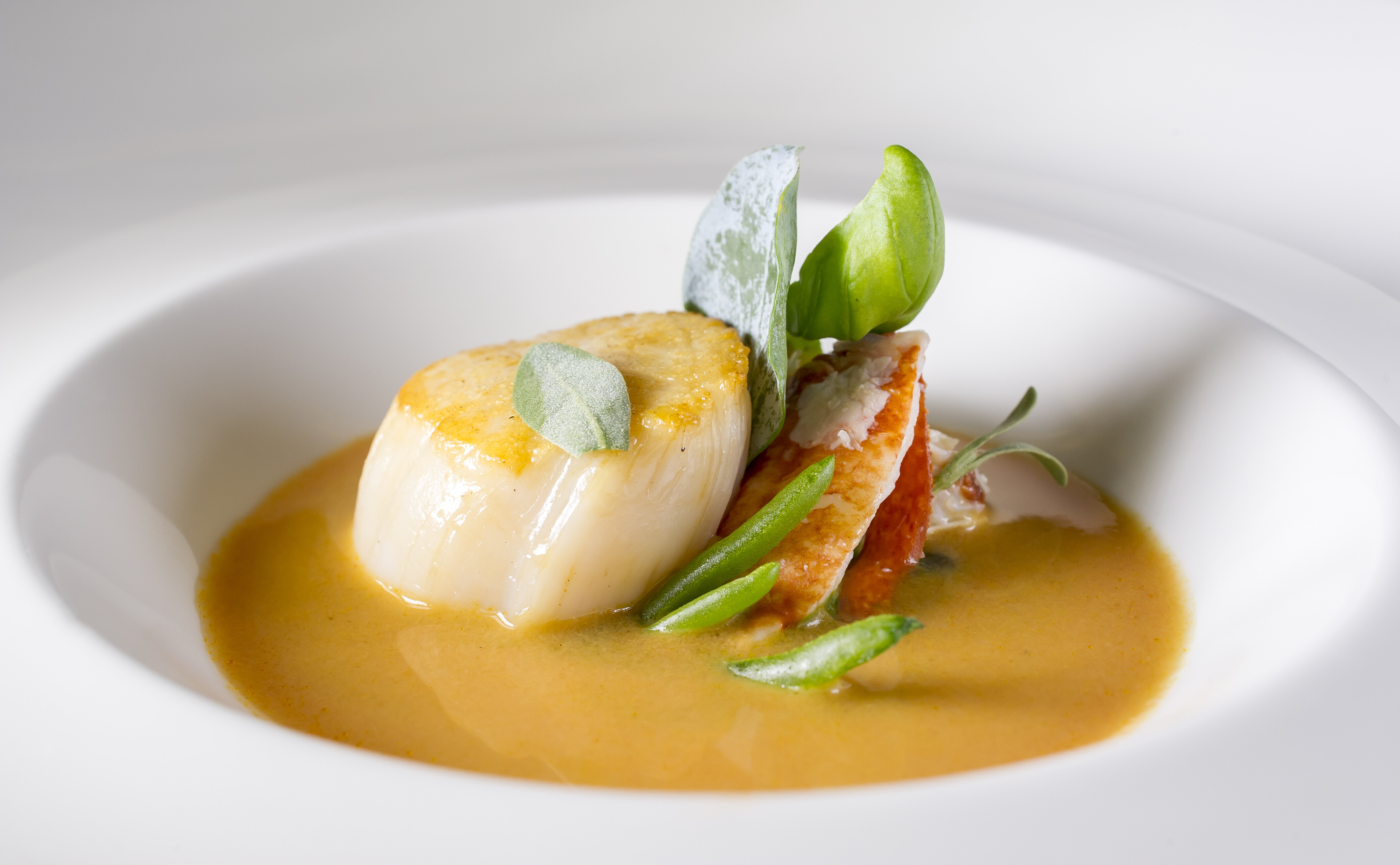 Recipe Scallop and Lobster Bisque from The Idle Rocks Hotel